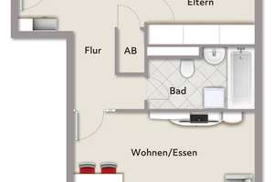 2-Zimmer Wohnung in Langwasser – Die vollständige Adresse der Immobilie erhältst du vom Anbieter., 90471 Langwasser Nordwest, Nürnberg – Vorschaubild 10