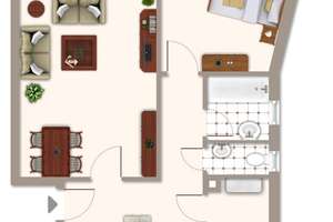 Vermietete 3-Zimmer-Wohnung mit Loggia in gepflegtem Wohnumfeld – Die vollständige Adresse der Immobilie erhältst du vom Anbieter., 24109 Mettenhof, Kiel – Vorschaubild 6