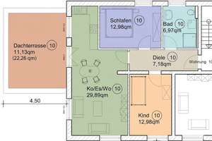 XXL-Balkon mit 22,26m² in Westausrichtung - verfügbar ab Ende 2026 - individuelle Ausstattung mgl.! – Die vollständige Adresse der Immobilie erhältst du vom Anbieter., 85051 Südwest, Ingolstadt – Vorschaubild 12