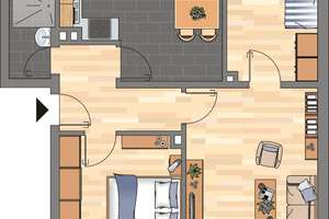 Renovierte 3-Zimmer-Wohnung mit Wanne und Dusche in Wilhelmshaven City zu sofort! – Kolberger Straße 26, 26382 Bant, Wilhelmshaven – Vorschaubild 9