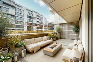 Exklusive Erdgeschosswohnung mit ca. 45 m² Wohn-/Essbereich und zwei Terrassen in Berlin-Mitte – Die vollständige Adresse der Immobilie erhältst du vom Anbieter., 10179 Mitte (Ortsteil), Berlin – Vorschaubild 1