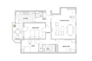 Perfekt für Familien: 4-Zimmer-Wohnung mit Balkon, Stellplatz und viel Platz – Die vollständige Adresse der Immobilie erhältst du vom Anbieter., 40223 Unterbilk, Düsseldorf – Vorschaubild 12