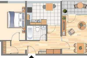 Demnächst frei! 2-Zimmer-Wohnung in Dortmund Hörde (WBS für 65m² erforderlich!)