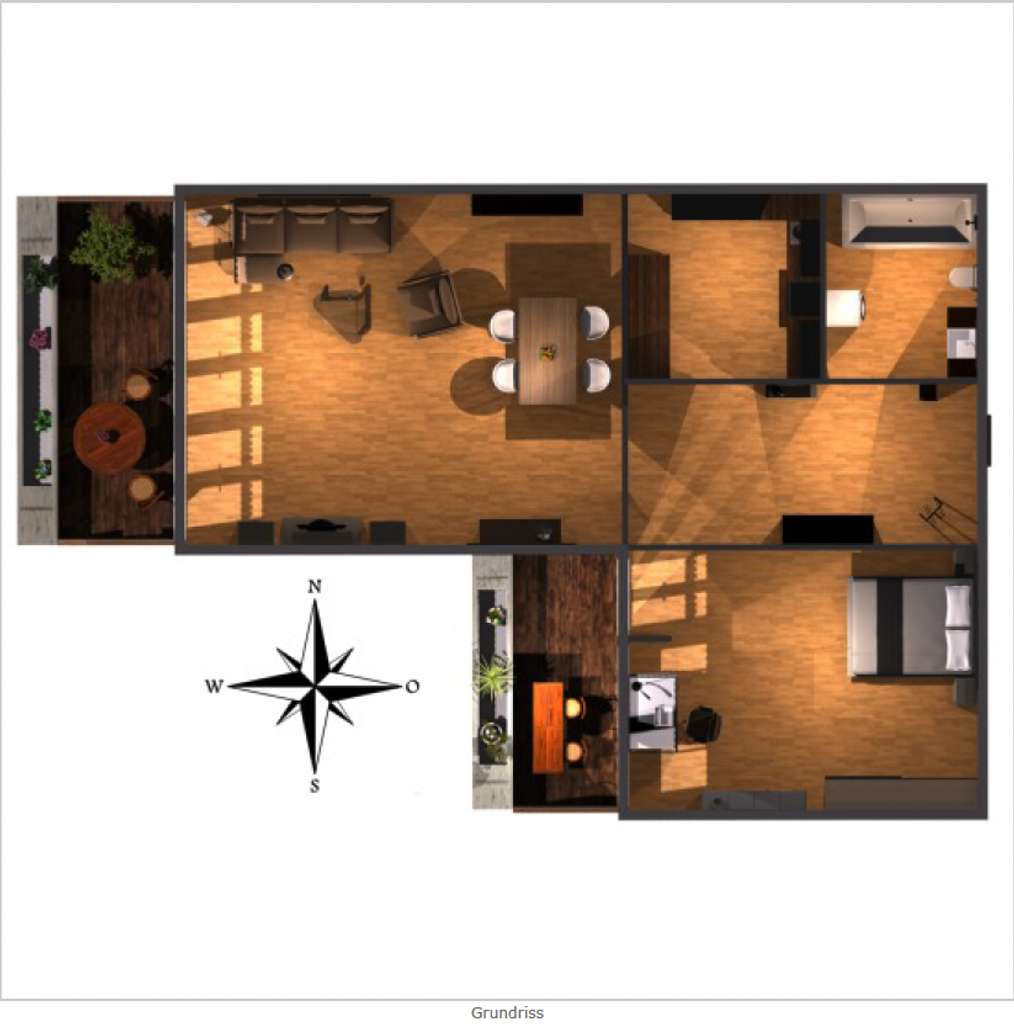 Immobilie in Taufkirchen - 2 Zimmer Wohnung mit 2 Balkone vom Eigentümer - Bild 2