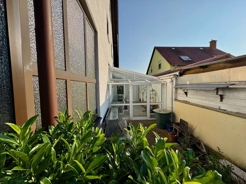 Überdachter Hofbereich