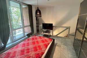 D-Medienhafen. Moderne  Maisonette-Wohnung mit zwei Zimmern und Balkon – Hammerstraße 48, 40219 Unterbilk, Düsseldorf – Vorschaubild 8