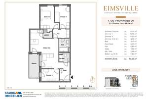 Urban & entspannt: 3,5-Zimmer-Wohnung mit Balkon – Die vollständige Adresse der Immobilie erhältst du vom Anbieter., 22525 Stellingen, Hamburg – Vorschaubild 2