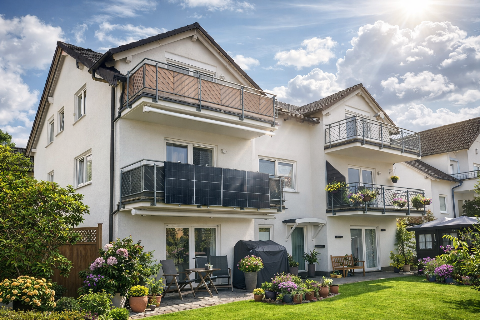 Solide Dachgeschosswohnung mit Südwestausrichtung und Blick über Olpe-Dahl, Olpe Kreis – Bild 1