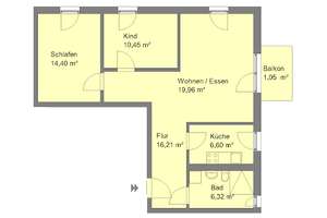 ERSTBEZUG! Helle 3-Zimmerwohnung im grünen Langwasser – Reinerzer Str. 66a, 90473 Langwasser Südost, Nürnberg – Vorschaubild 10
