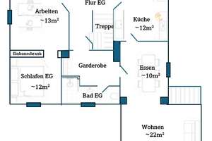 Wunderschönes Wohnhaus ca. 200m² mit  großzügigem Kaminzimmer und Garten – Die vollständige Adresse der Immobilie erhältst du vom Anbieter., 42857 Vieringhausen, Remscheid – Vorschaubild 14