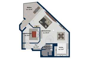 Abendsonne pur - Maisonette-Wohnung mit Dachterrasse & 2 Garagen | Untermenzing – Die vollständige Adresse der Immobilie erhältst du vom Anbieter., 80997 Allach, München – Vorschaubild 21