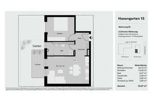Moderne 2-Zimmer-Neubauwohnung mit Terrasse und Garten – Hasengartenstr. 15, 65189 Südost, Wiesbaden – Vorschaubild 7