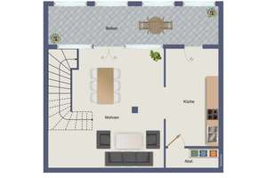 Wunderschöne Maisonette Wohnung mit großer Loggia und Stellplatz – Die vollständige Adresse der Immobilie erhältst du vom Anbieter., 4299 Stötteritz, Leipzig – Vorschaubild 9