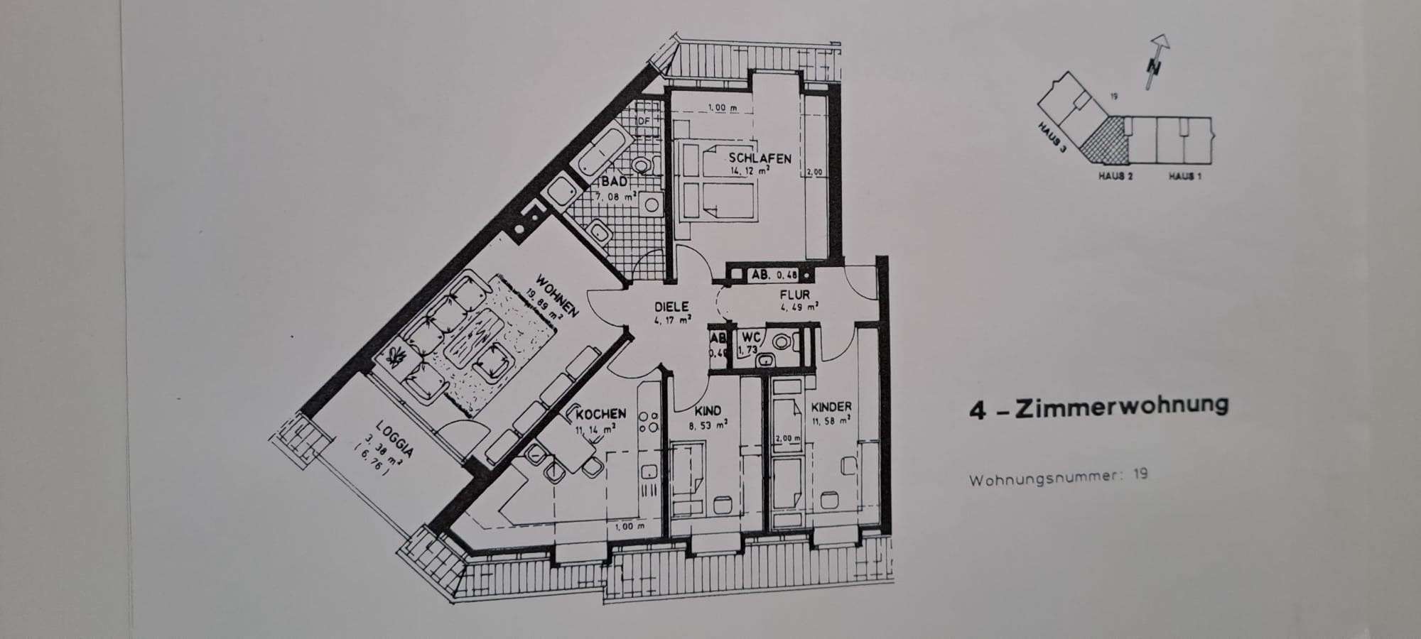 Charmante 4-Zimmer Dachgeschosswohnung mit Alpenblcik, Aichach Friedberg Kreis – Bild 1