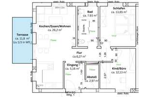 Attraktive 3-Zimmer-Wohnung mit großzügigem Wohnbereich und Terrasse  in Gerolfing – Eichenwaldstraße 39, 85049 West, Ingolstadt – Vorschaubild 20
