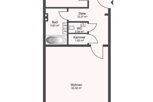 Helle 2-Zimmer-Wohnung mit großer Süd/West-Terrasse in Bestlage Solln – Die vollständige Adresse der Immobilie erhältst du vom Anbieter., 81479 Solln, München – Vorschaubild 26
