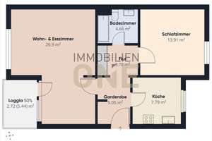 Freie 2-Zimmerwohnung mit Loggia, Tiefgarage und Blick ins Grüne – Die vollständige Adresse der Immobilie erhältst du vom Anbieter., 93051 Großprüfening-Dechbetten-Königswiesen, Regensburg – Vorschaubild 23