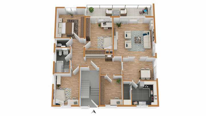 Grundriss Obergeschoss