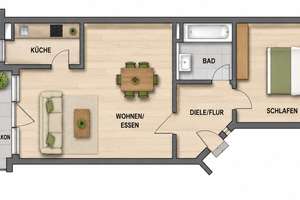 AIGNER - Charmante 2-Zimmer-Wohnung in Allach! – Die vollständige Adresse der Immobilie erhältst du vom Anbieter., 80999 Untermenzing, München – Vorschaubild 8