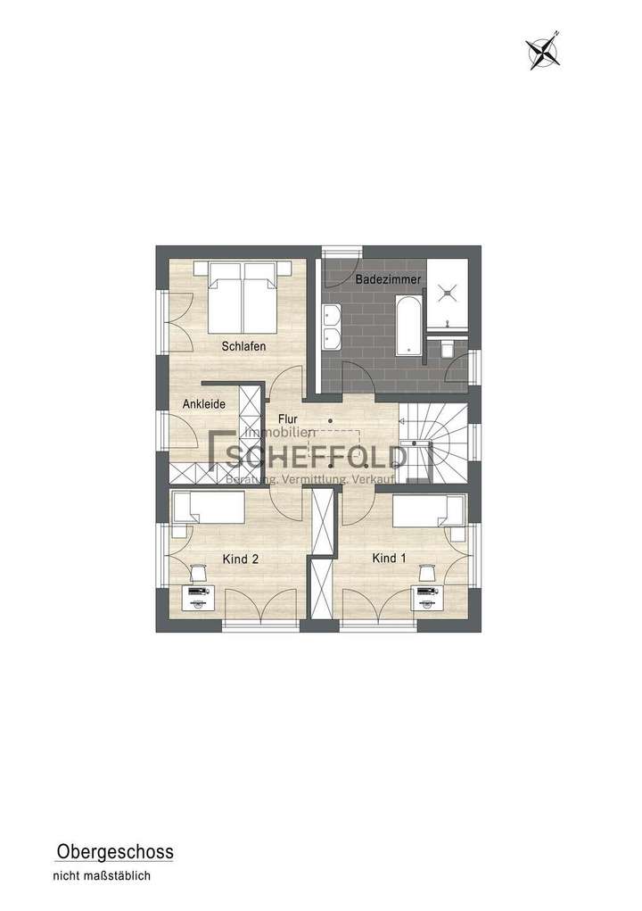 Grundriss Obergeschoss