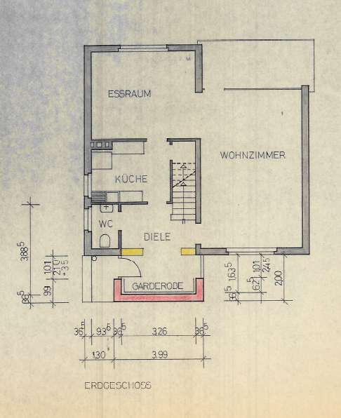 Grundriss EG Erweiterung der D