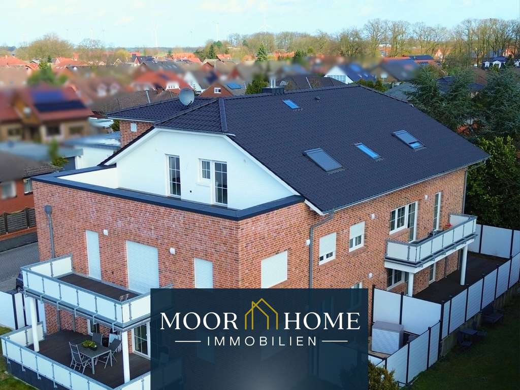 Immobilie in Lünne - Neubau-Penthouse mit Aufzug direkt in die Wohnung und Dachterrasse mit Weitblick in Spelle - Bild 0