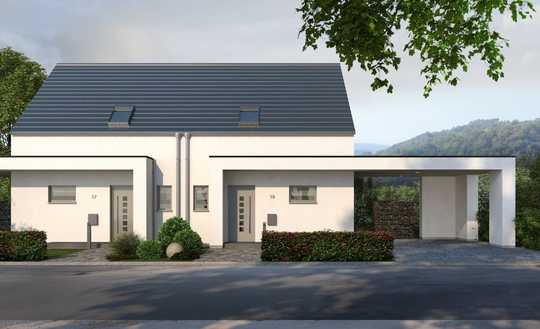 Doppeltes Haus - halber Grundstückspreis. Bauen Sie jetzt mit allkauf