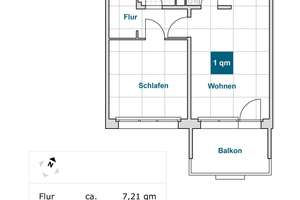 Jetzt zugreifen: günstige 2-Zimmer-Wohnung – 1277 Tolkewitz/Seidnitz-Nord, Dresden – Vorschaubild 1