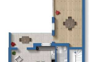 4-Zimmer-Terrassenwohnung in Pempelfort – Die vollständige Adresse der Immobilie erhältst du vom Anbieter., 40477 Pempelfort, Düsseldorf – Vorschaubild 8