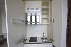 Olympia Tower: Exklusives vollmöbliertes Apartment mit Concierge und weitem Blick – Helene-Mayer-Ring 4, 80809 Am Riesenfeld, München – Vorschaubild 6