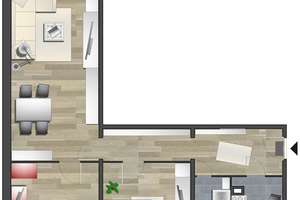 3-Raum-Wohnung mit Blick ins Grüne – Arthur-Strobel-Str. 90, 9127 Gablenz, Chemnitz – Vorschaubild 6