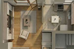 1-Zi.-Wohnung mit Balkon, unvermietet, unrenoviert, nahe Schloss Karlsruhe – Kronenstraße 5, 76133 Innenstadt-Ost, Karlsruhe – Vorschaubild 12