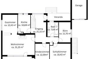 Charmanter Bungalow mit zwei Garagen auf großzügigem Grundstück – Brückenweg 6, 85051 Münchener Straße, Ingolstadt – Vorschaubild 34