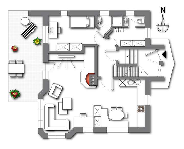 Grundriss Erdgeschoss