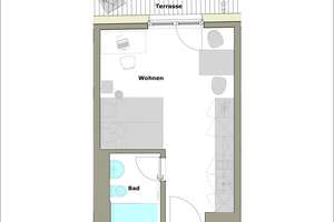 Vollmöblierte Wohnung mit Balkon - All-in/PAUSCHALMIETE (inkl. Internet, Strom) - – Alexanderstraße 103-107, 52062 Hansemannplatz, Aachen – Vorschaubild 9