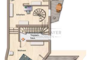 Urbaner Stadthaus-Charakter: Seltene Gelegenheit mit eigenem Eingang, zwei  Terrassen & Balkon – Die vollständige Adresse der Immobilie erhältst du vom Anbieter., 80337 Am Schlachthof, München – Vorschaubild 33