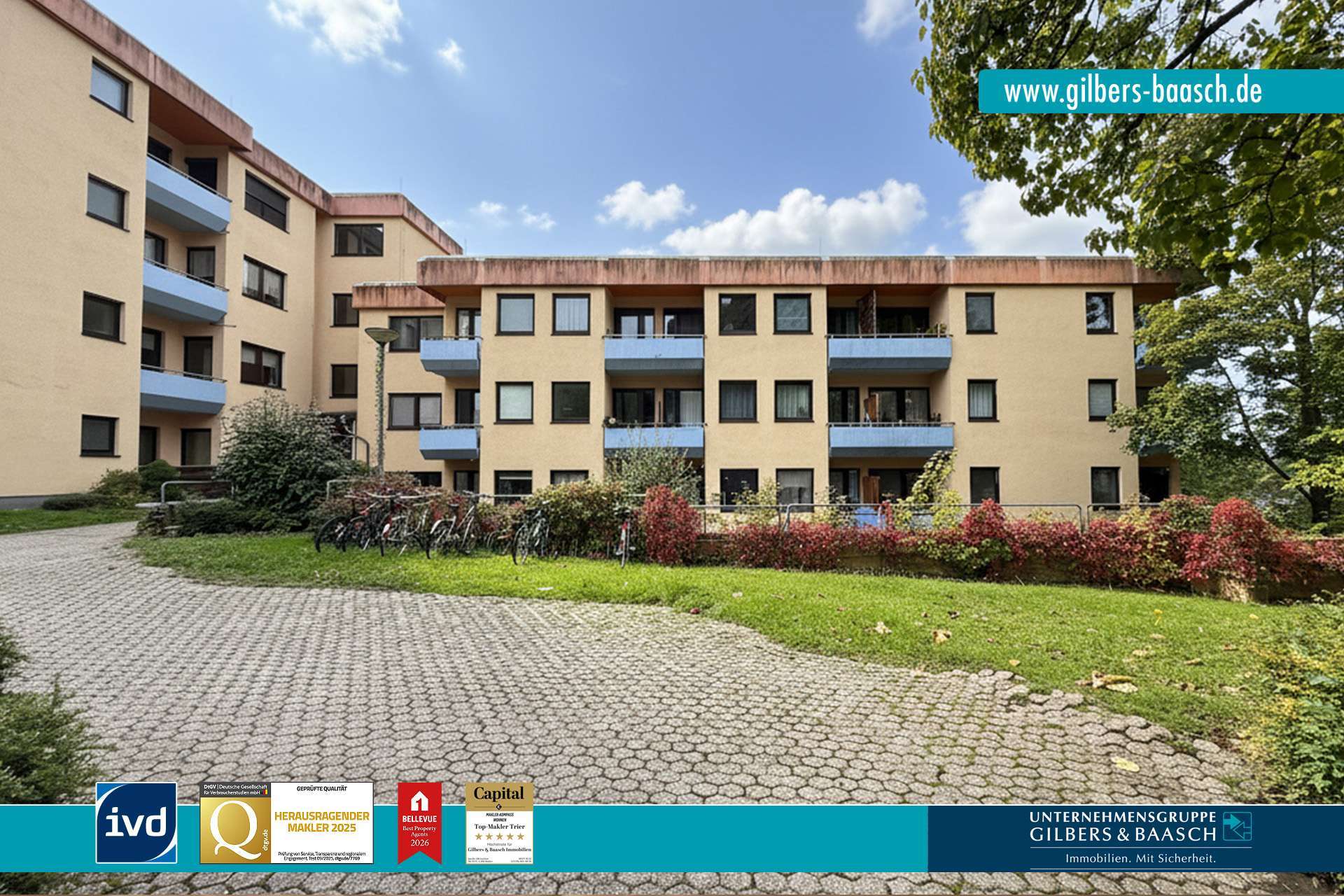 Kapitalanlage: 1-Zimmer-Wohnung nahe der Universität, Trier – Bild 1