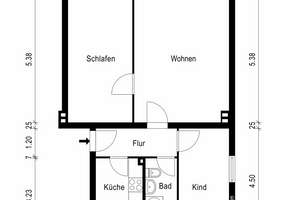 Alltagstaugliche 3-Zimmer-Wohnung in Bremen Kirchhuchting – Neuer Damm 36, 28259 Kirchhuchting, Bremen – Vorschaubild 7