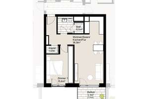 Moderne Etagenwohnung zur Miete mit Balkon in Hamburg Neu Wulmstorf - Wentzel Dr. – 21629 Neu Wulmstorf – Vorschaubild 2