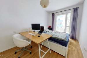 Zuhause mit 1,5 Zimmern und Balkon im Gallusviertel