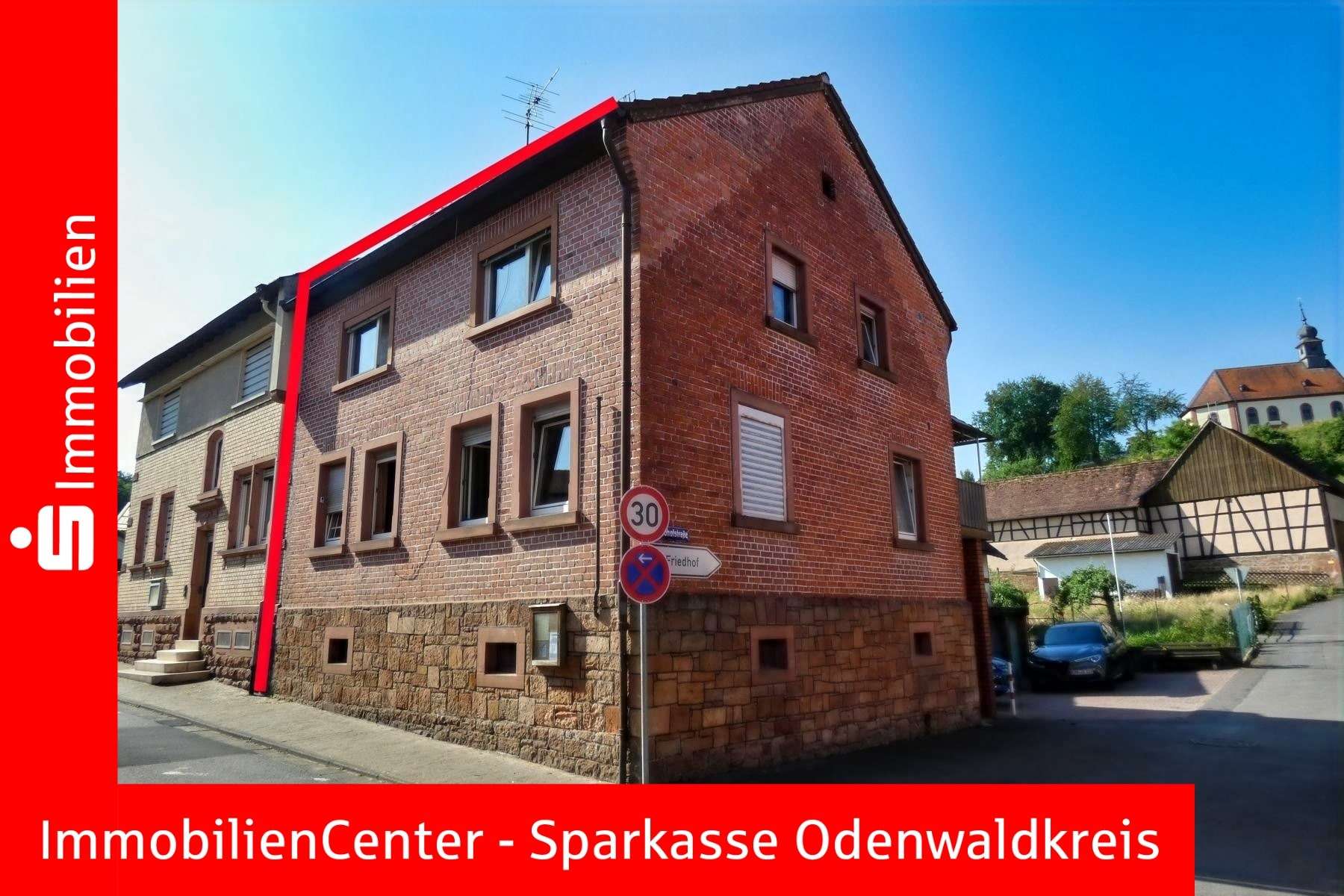 Ideal für Handwerker und geschickte Selbermacher! Einfamilienhaus mit Nebengebäude und Garten, Odenwaldkreis – Bild 1