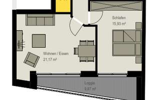Hochwertige 2-Zimmer Wohnung in den Erphohöfen – Die vollständige Adresse der Immobilie erhältst du vom Anbieter., 48155 Mauritz-Mitte, Münster – Vorschaubild 23
