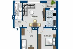 Entspanntes Wohnung an der Elbe... – Herweghstr. 20, 39114 Magdeburg – Vorschaubild 2