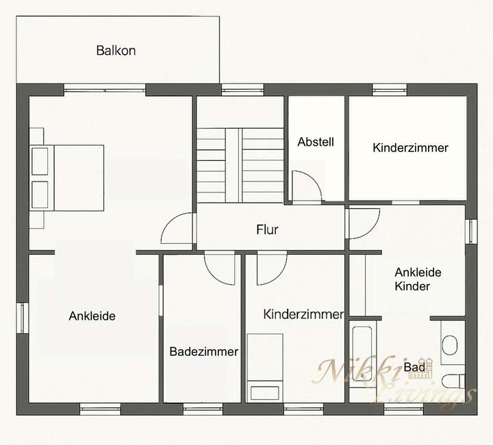 Obergeschoss Beispiel