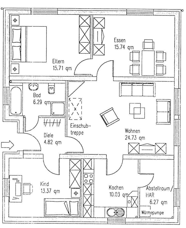 Grundriss Erdgeschoss