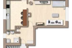 +++ GEMÜTLICHE 1- ZIMMER WOHNUNG IM BELIEBTEN BISMARCKVIERTEL +++ – Lessingstr. 44, 47799 Cracau, Krefeld – Vorschaubild 2