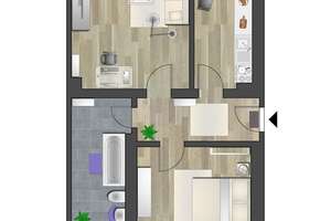 2-Raum-Altbauwohnung mit Wanne – Ludwig-Kirsch-Str. 17, 9130 Sonnenberg, Chemnitz – Vorschaubild 6