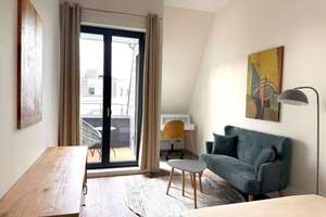 ERSTBEZUG - TOP-LAGE F'Hain | AUFDACHTERRASSE + LOGGIA | EBK | OFFENES STUDIO-APT. | MÖBLIERT | LIFT – Die vollständige Adresse der Immobilie erhältst du vom Anbieter., 10245 Friedrichshain, Berlin – Vorschaubild 10