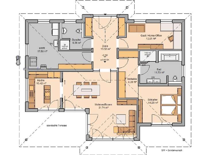 Grundriss Erdgeschoss