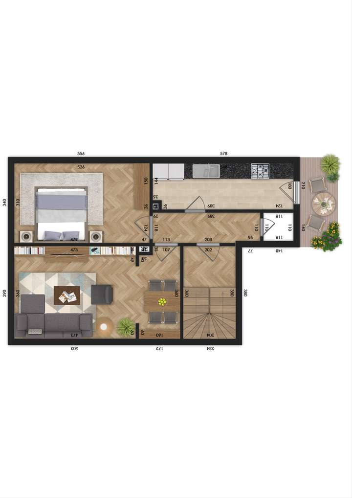 Grundriss Obergeschoss